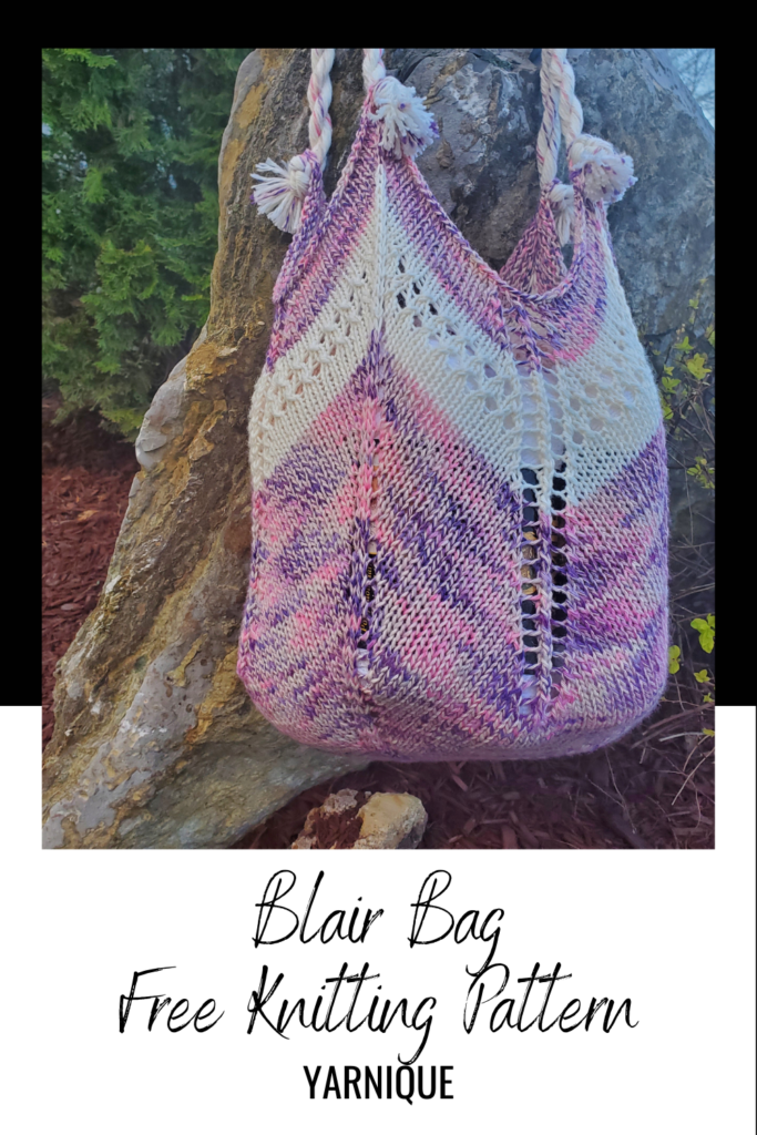 Blair Bag (Best Everyday Knitting Bag Pattern Free) - Yarnique