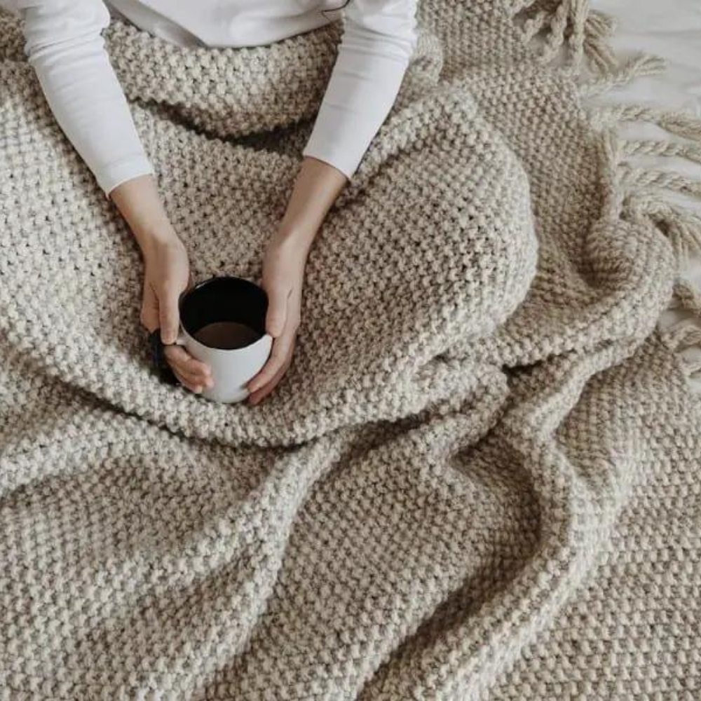 A Simple, Soft, Chunky Crochet Blanket
